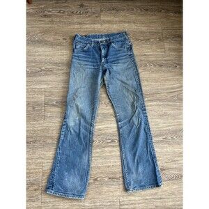 Vintage 1960s Lee Riders Sanforized Selvedge Denim Jeans SZ 30x31 Union Made
